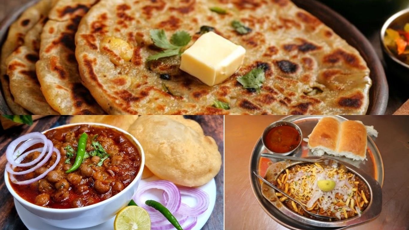 மிசால்,பராத்தா,சோலே பத்தூரே