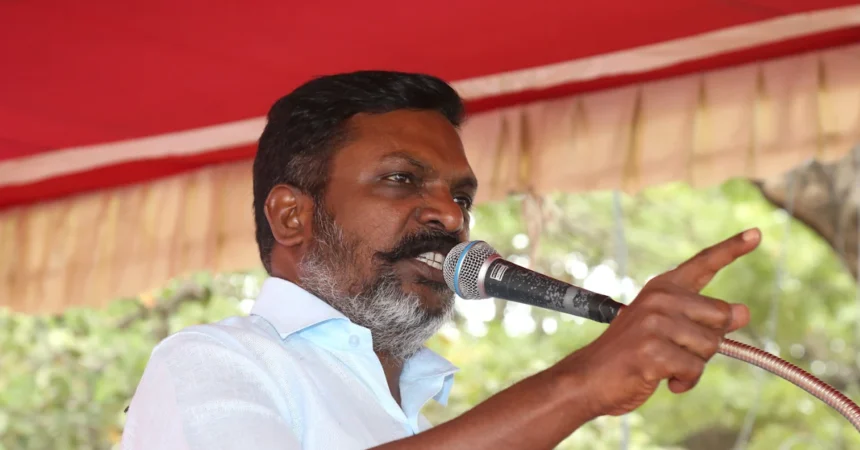 விசிக தலைவர் தொல்.திருமாவளவன்