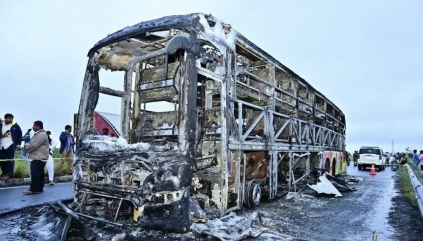 ஆந்திரா ஆம்னி பேருந்து தீ விபத்து