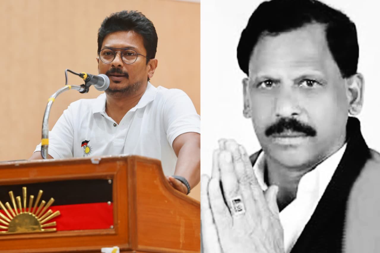 திமுக எம்.எல்.ஏ. பொன்னுசாமி மறைவுக்கு துணை முதல்வர் உதயநிதி ஸ்டாலின் புகழஞ்சலி