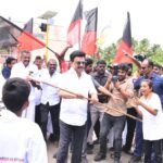 சிலம்பம் சுற்றி அசத்திய முதல்வர் மு.க.ஸ்டாலின்