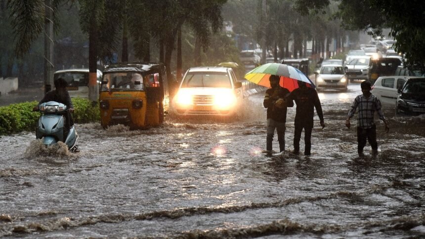 heavy rain