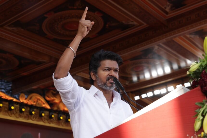 தமிழக வெற்றி கழகத் தலைவர் விஜய்